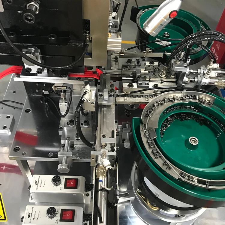 Automatic Nylon Zipper Pin Box Pressing Machine for Open-End Nylon Zipper