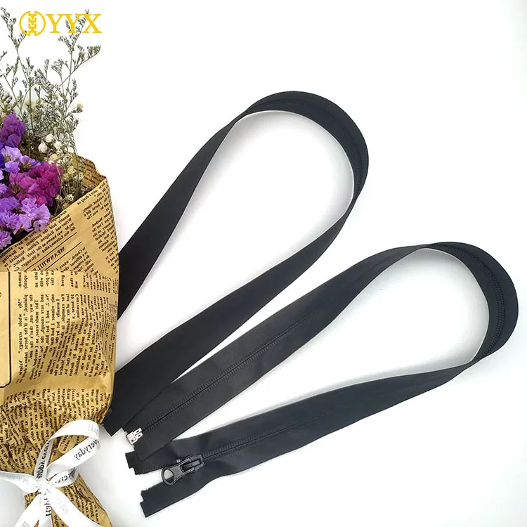 YYX Heavy Duty Plastic Nylon Waterproof Zipper Roll Long Chain TPU Waterproof Zipper