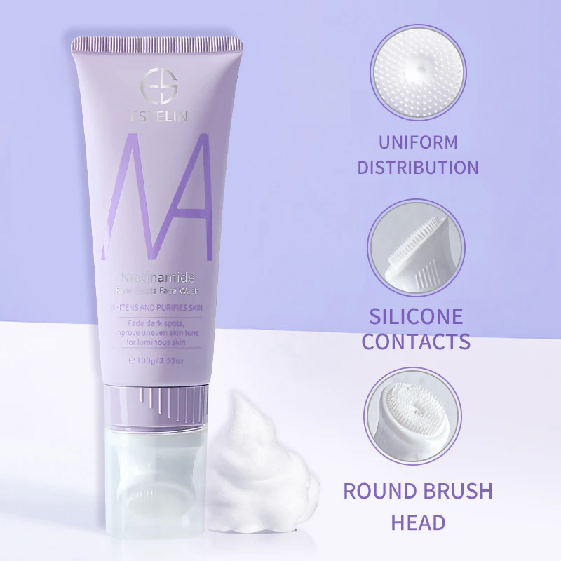 ESTELIN  Vitamin c Nicotinamide light spot Hyaluronic acid super hydrating Collagen firming cleanser