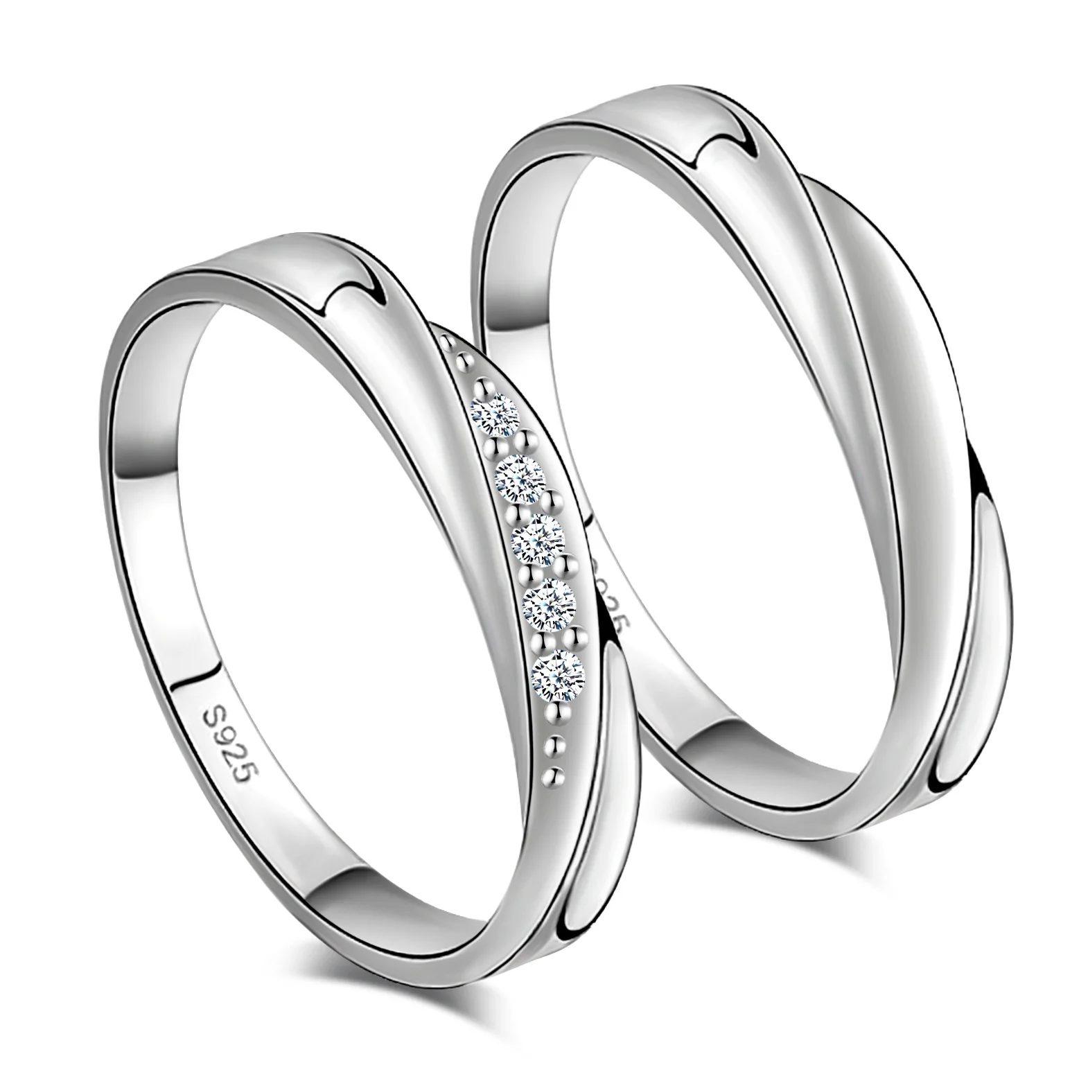 top quality endless love rings wedding couple sterling my silver engagement rings