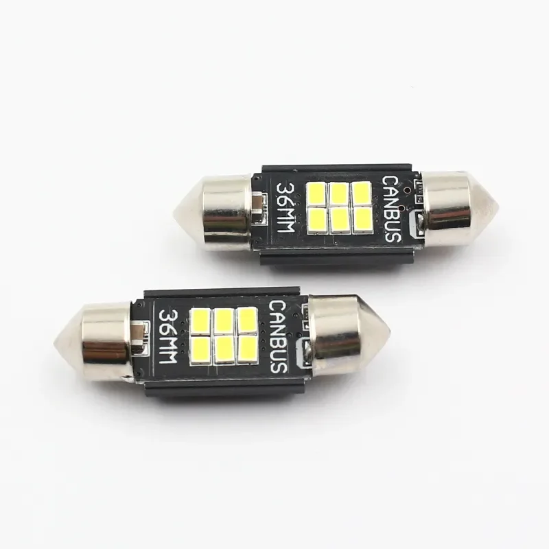 Canbus Error Free Festoon 31mm 36mm 39mm 41mm 12V 24V LED Bulb C5W 3020 6SMD Auto Interior Doom Lamp Car License Lamp