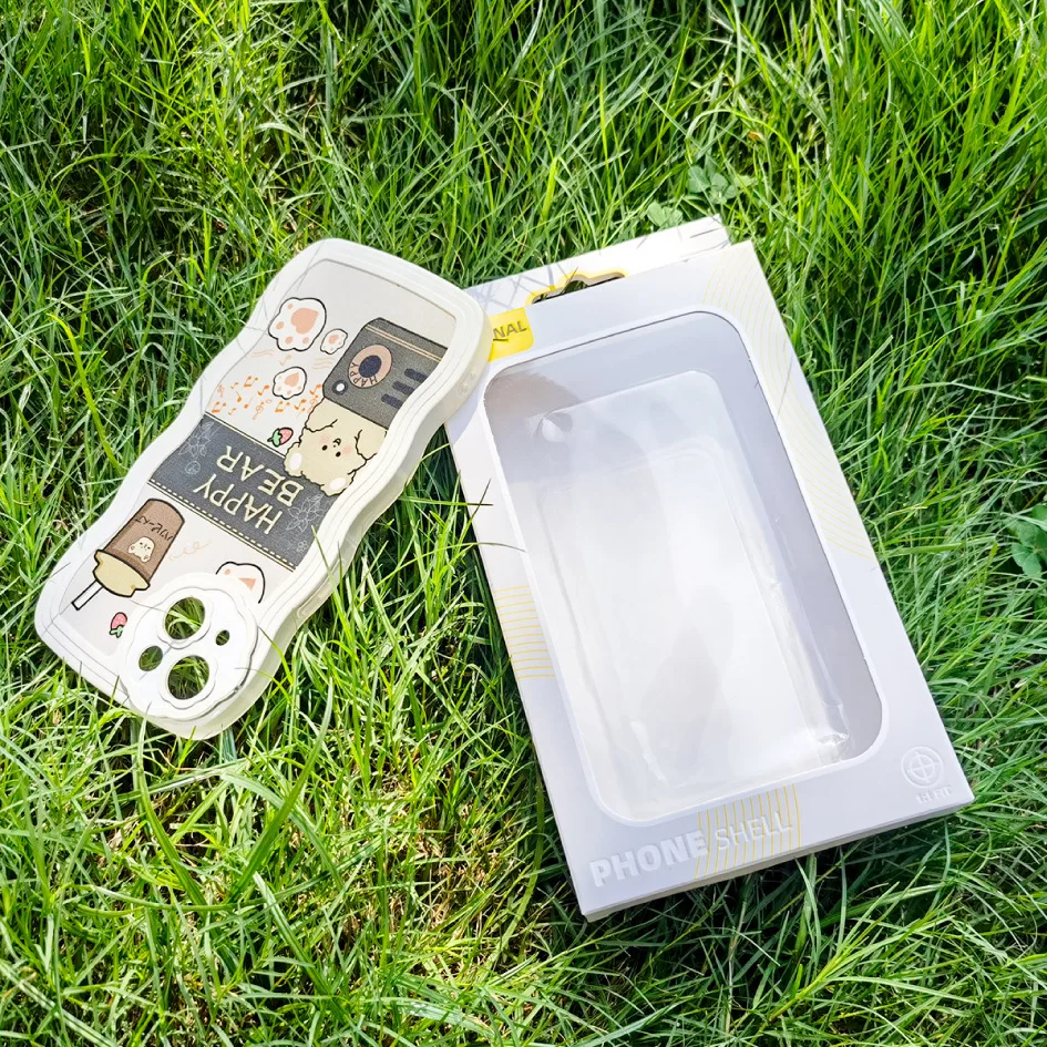 Wholesale YTX-01 Custom Mobile Phone Case Packaging Box With PVC Window Custom Logo Printing Box