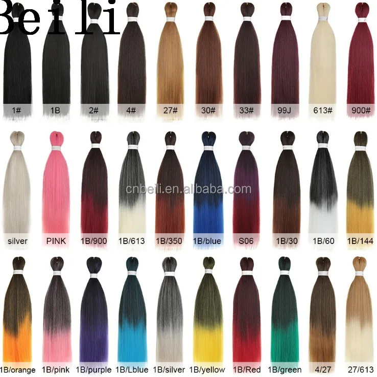 New Arrival Best Hot sell Pre Stretched Synthetic Easy Braiding Hair Extensions