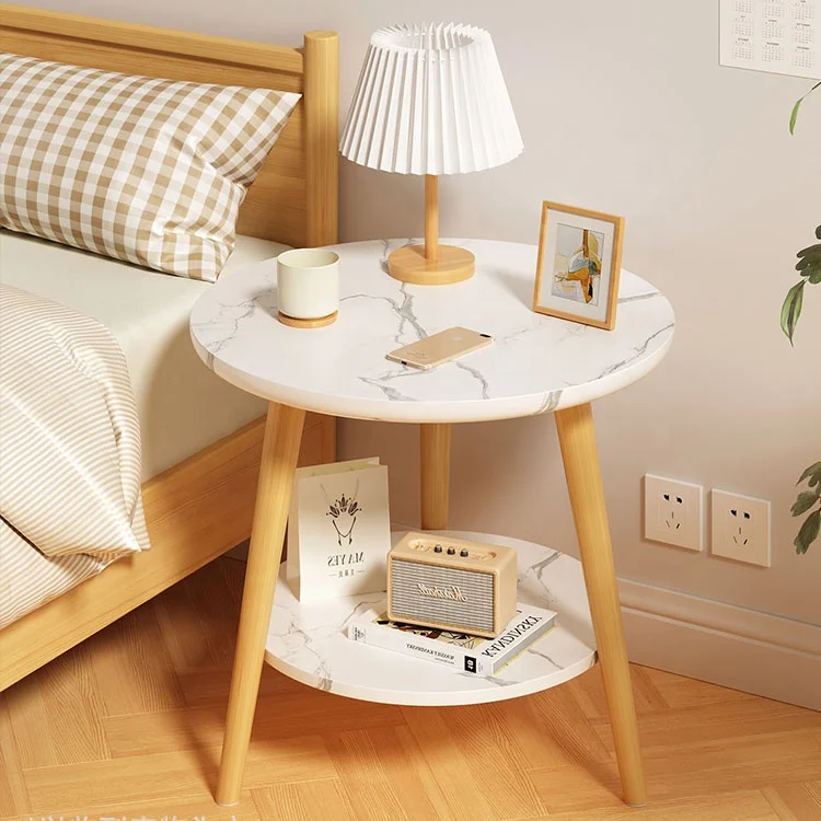 Bedroom Furniture Wholesale Modern Solid Wood Bedside Table Nightstand