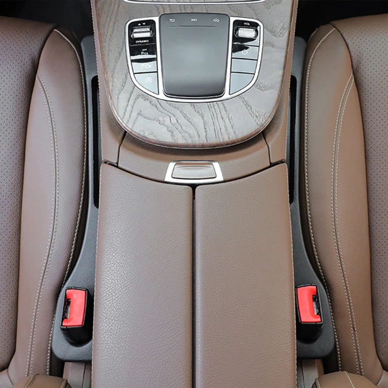 Universal Elastic Leather Grain Console Car Seat Gap Filler Custom Model Cover for Auto Accessories Interior Decor