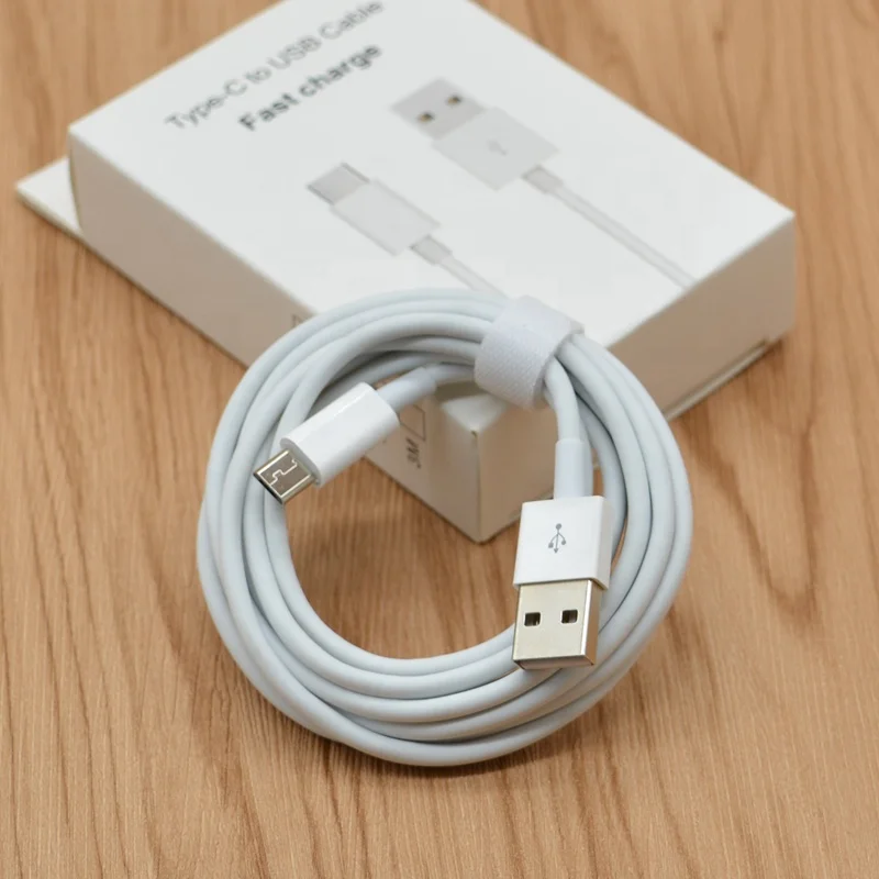 3A 30cm USB C Charger Data Cable For Samsung S9 S8 Note 9 8 USB Type C Charger Cable for Power Bank
