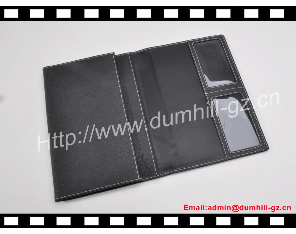 2024 New Custom Expand Leather Personal Organizer Notebook A5 Cover Travel File Holder Car service bookcase