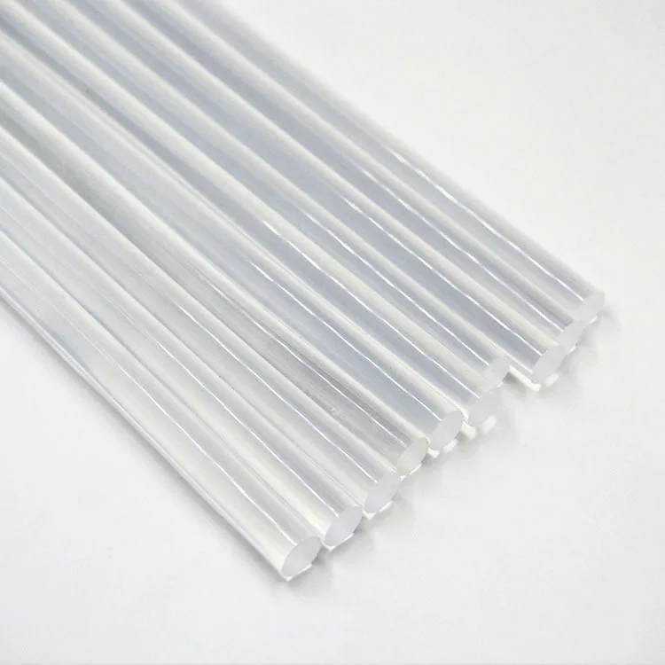 Super Transparent High Quality Hot Melt Glue Sticks 7mm 11mm Elastic Transparent Glue Stick