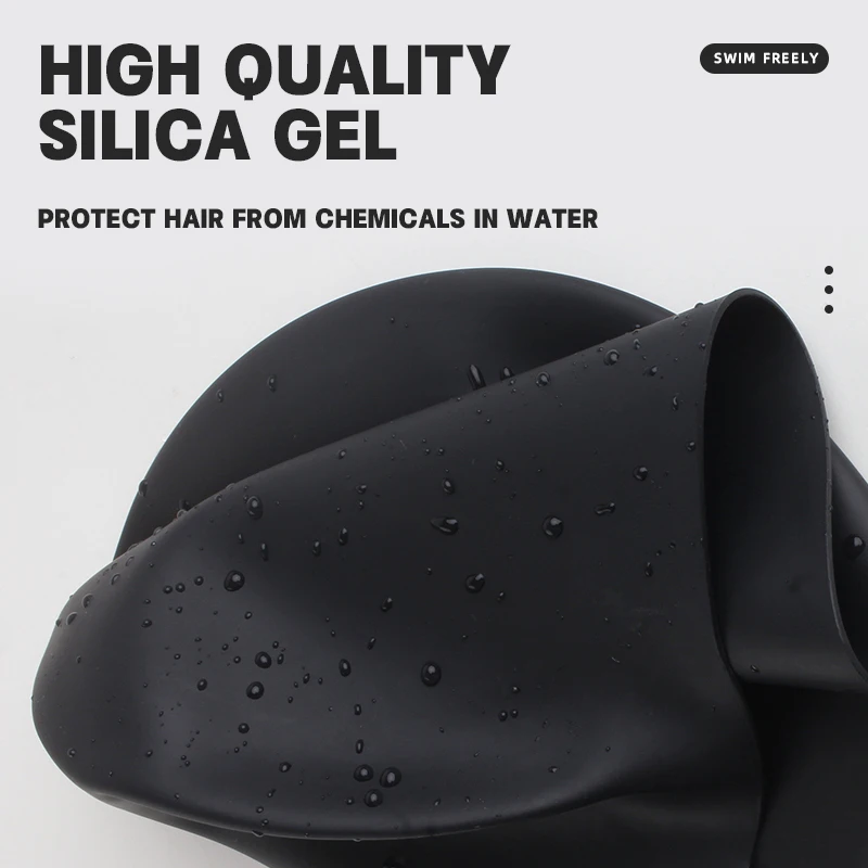 wholesale seamless silicone swim cap national caps with manufacturer price