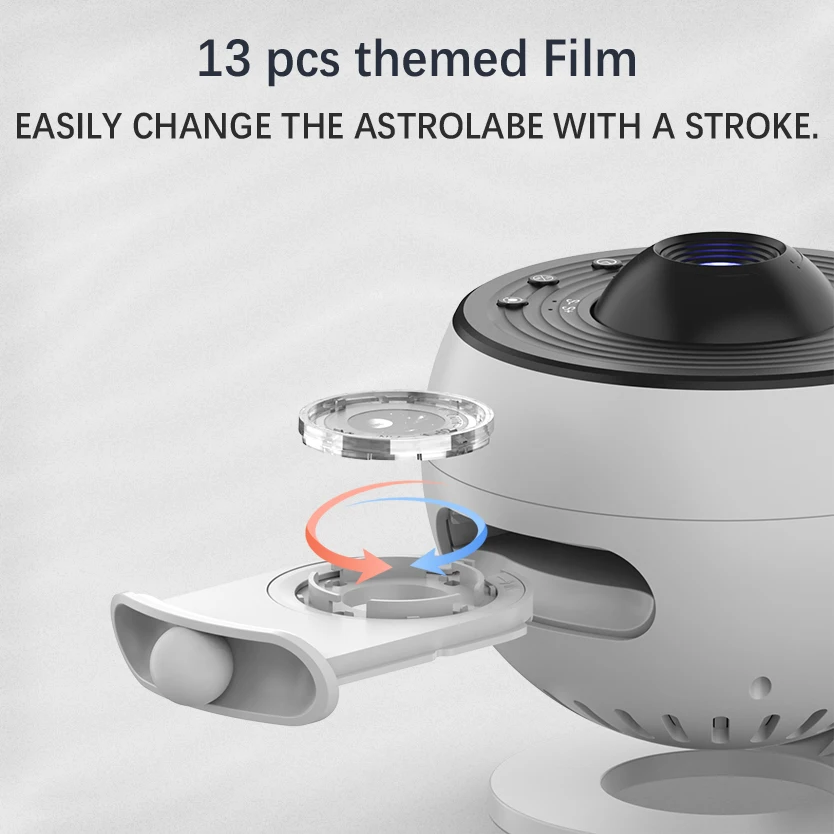 Galaxy Projector, 13 in 1 Planetarium Star Projector Ceiling Space Starry Sky Night Light Lamp