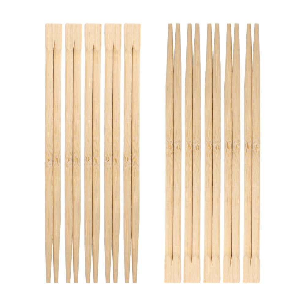 21cmL Customer printing High quality disposable bamboo chopsticks with sleeve