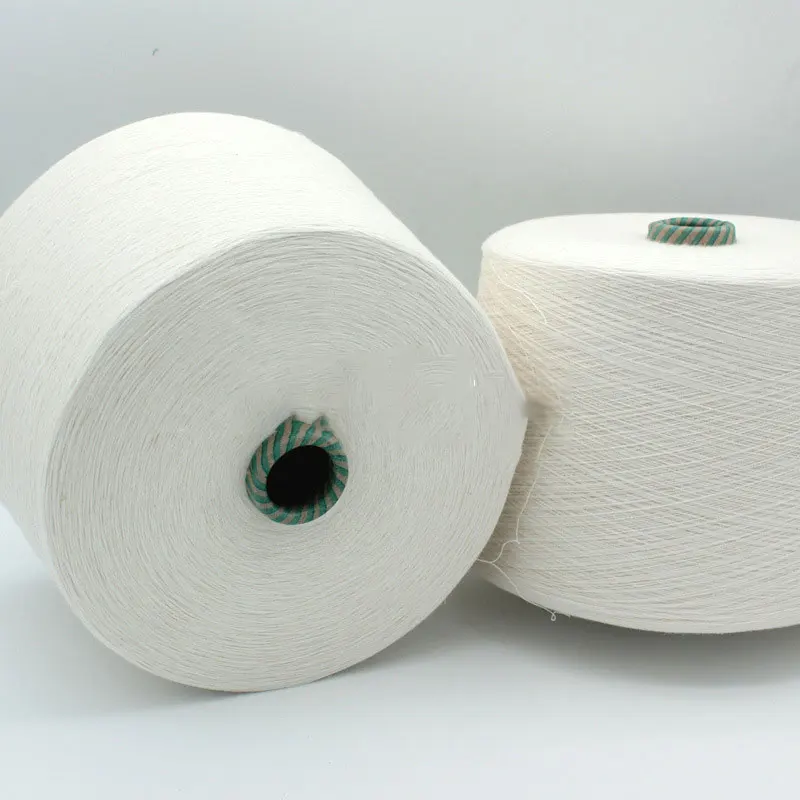 30% Linen 70% Cotton Blended Yarn Soft Solid Color for Sewing and Embroidery