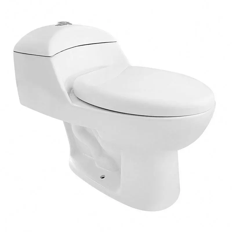 China Factory Export White Toilet Luxury Modern Hotel Commode  Bathroom One Piece Water Closet Cheapblack Toilet