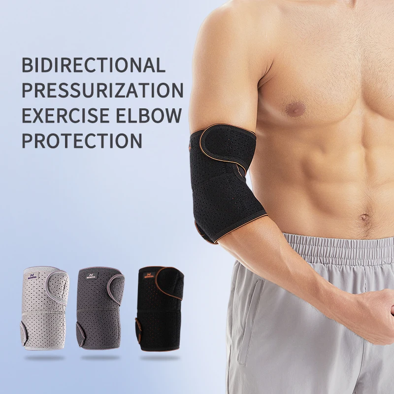 RUNYI OEM custom logo size breathable elbow support sleeve orthopedic elbow braces neoprene waterproof elbow support for adult