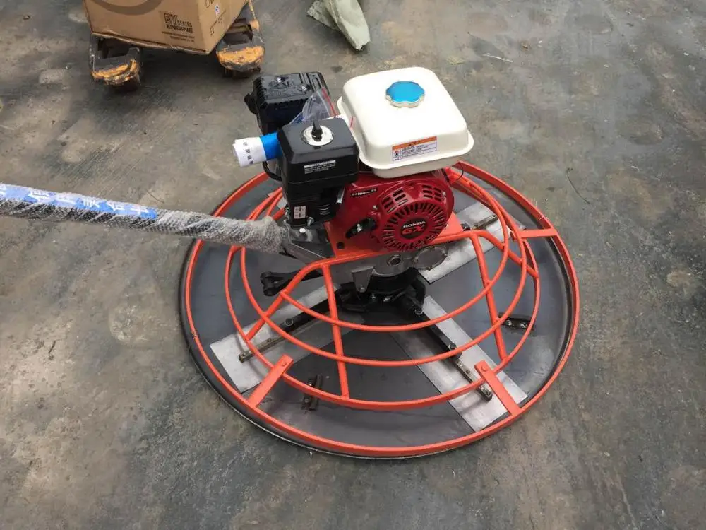 heavy type power trowel 40' concrete power trowel machine GX160 gasoline engine walk behind concrete trowel