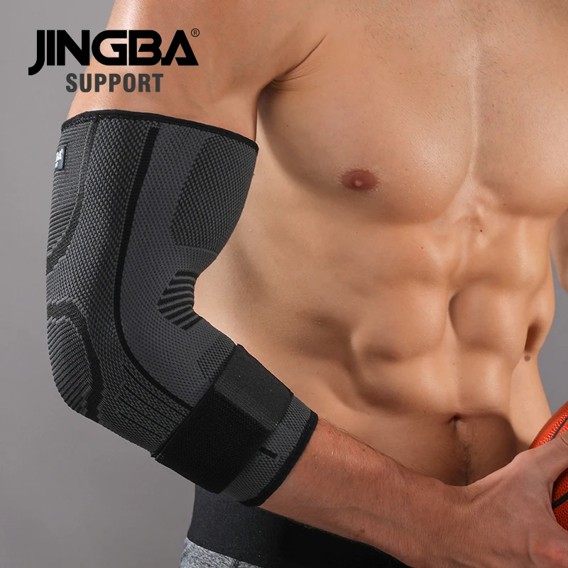  JINGBA 01304 нейлоновая Поддержка локтя дышащая защита для верховой езды бега спортивная пользовательские мотоциклетные
