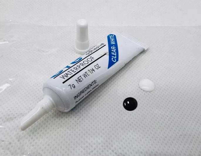 High sticky Mini Strip Eyelash Glue Adhesive 7g eyelash glue makeup Tools Black White color eye Lash Glue