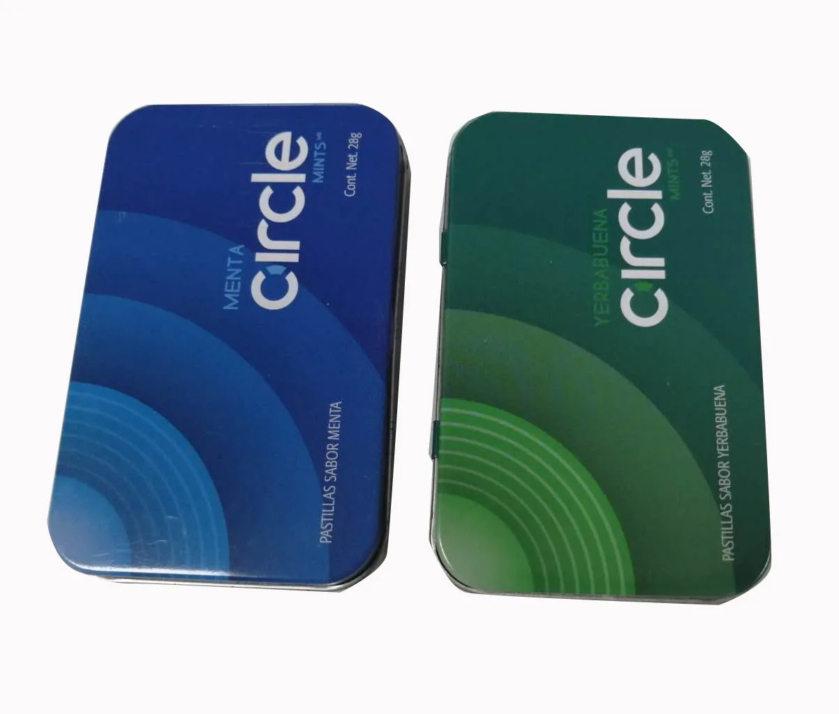 factory direct supply custom design metal cute small mini chewing gum candy mints tin box with hinging lid