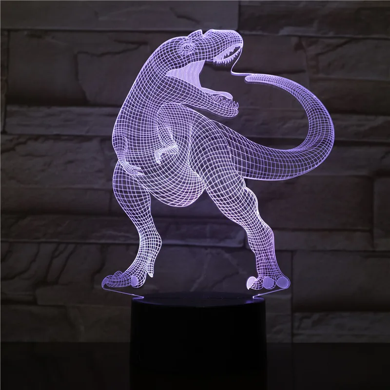 Nice best selling dinosaur electric night light bedroom  lamp baby room table lamp 3d night light