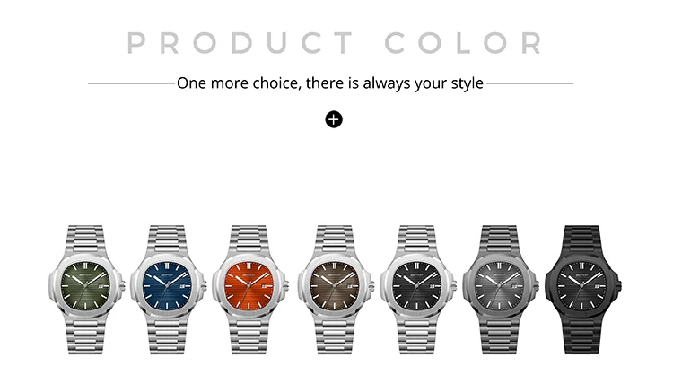 Custom Luxury Men Watch Stainless Steel Odm Oem Fashion Quartz Waterproof Watches High Quality