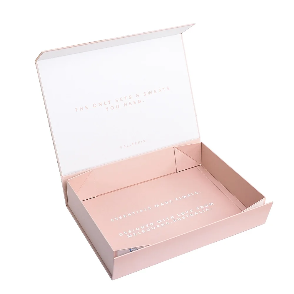 Wholesale Custom Logo Luxury Folding Closure Paper Cardboard Folding Packaging Boxes Luxury Magnetic Gift Box