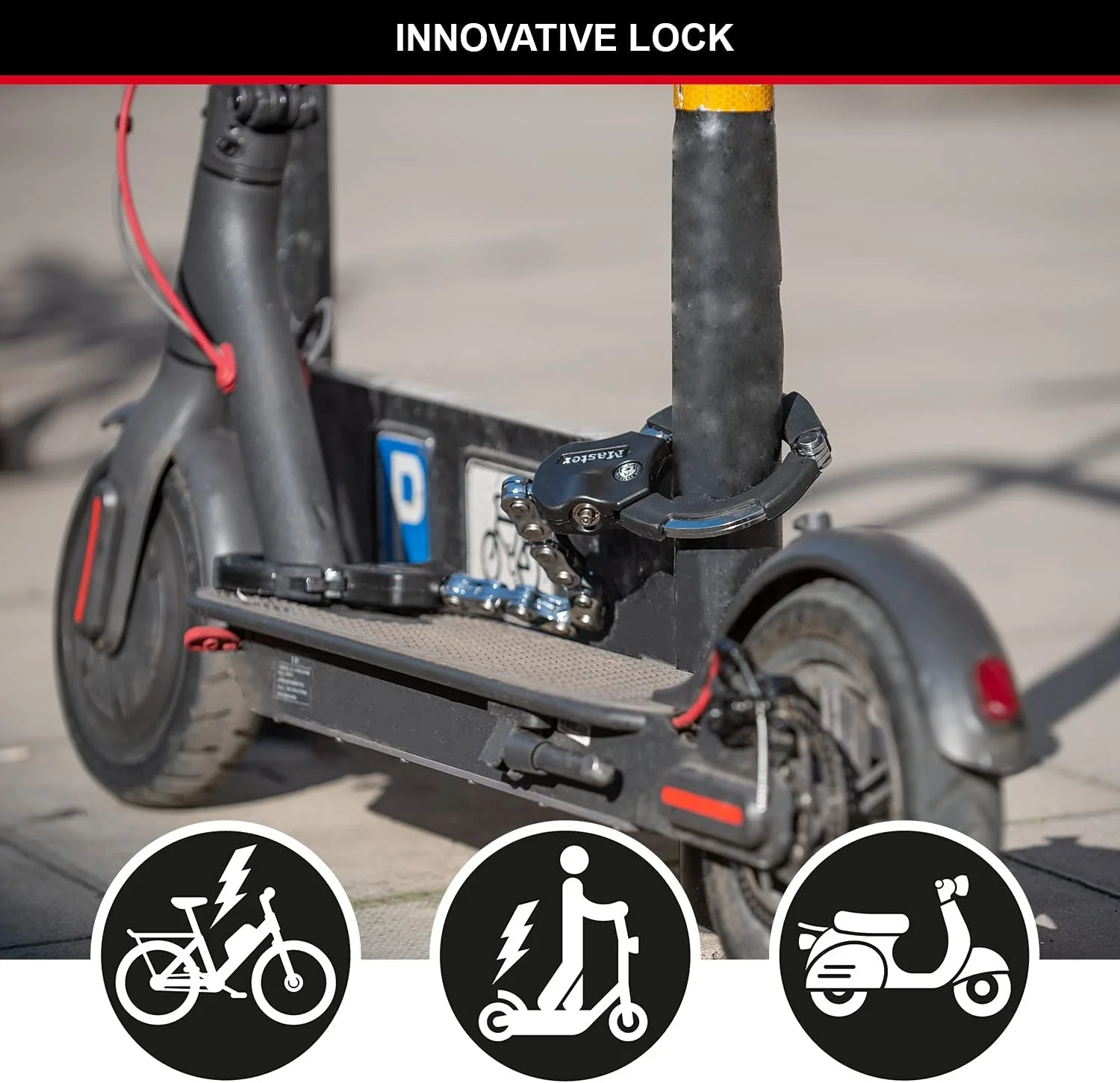 Locks Electric Scooter Lock Bike Electric Security Anti Theft Motorcycle bike street cuff Electric scooter lock