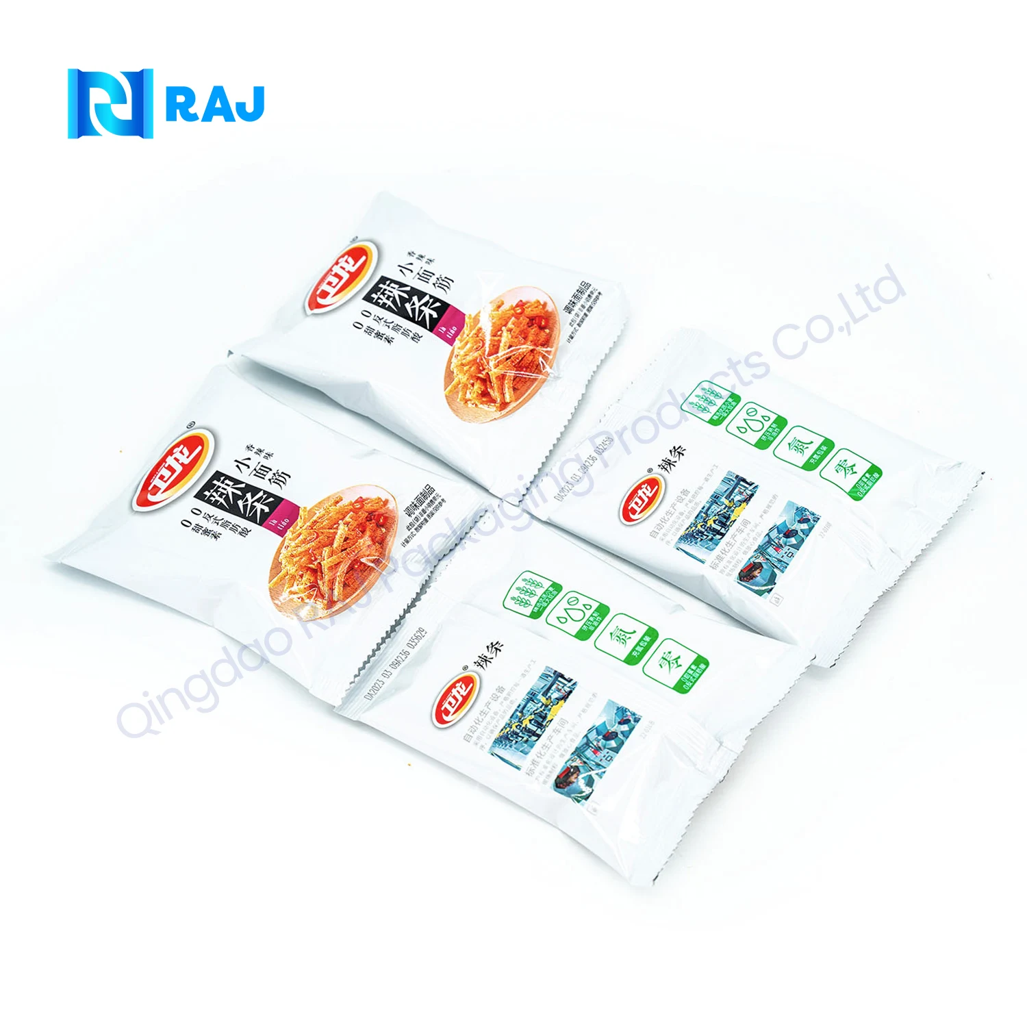 Customized Printed Food Roll Packaging Film for Automatic Packing Machine Small Sachet Roll for Cookies Snack Package