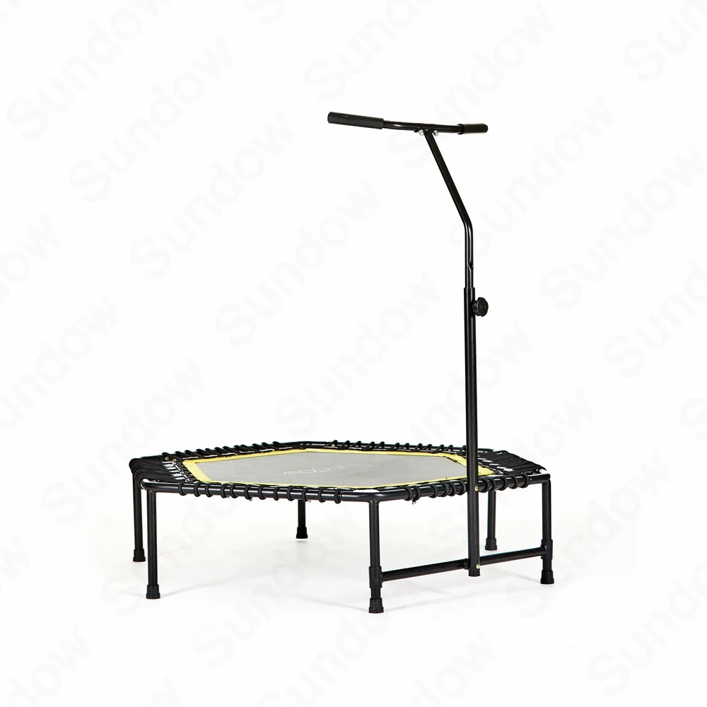 Подарок прочный и дешевые 40 дюймов унисекс Фитнес Мини Крытый детский батут с ручкой
