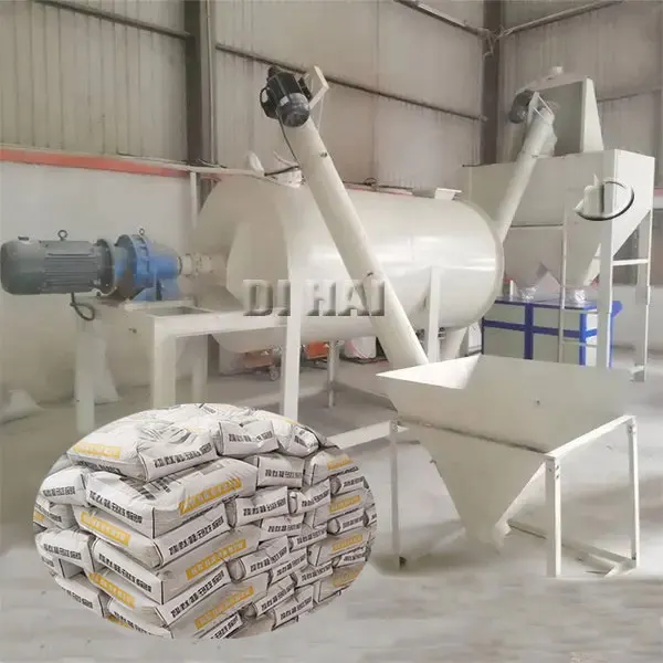 Mini dry mortar plant,floor screed mortar mix machine