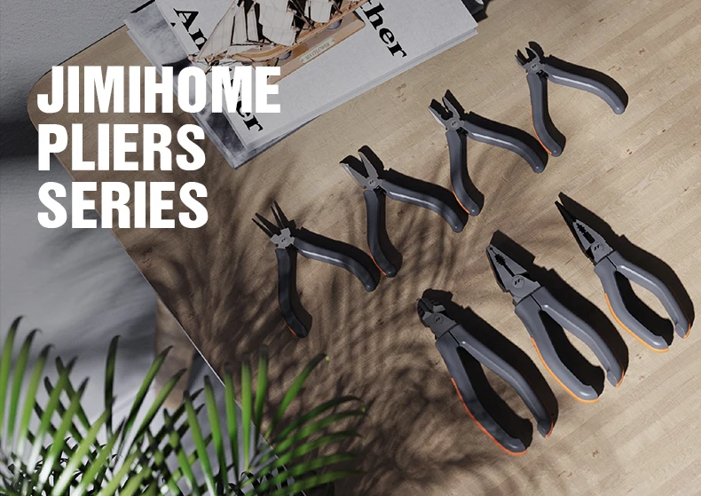 JIMIHOME JM-G1605/1705N/1805N/1905N Household mini pliers Lineman/diagonal/round nose/curved nose pliers wholesale made in China