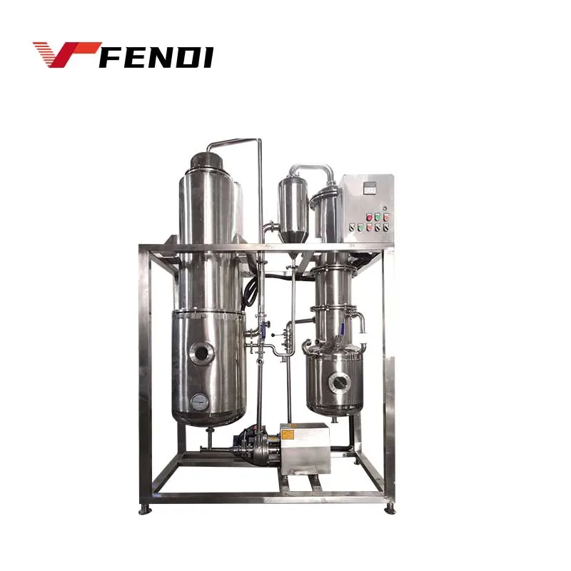 50l/h 5000l high efficient multiple multi effect lab scale climbing and vacuum oil falling film evaporator concentrator