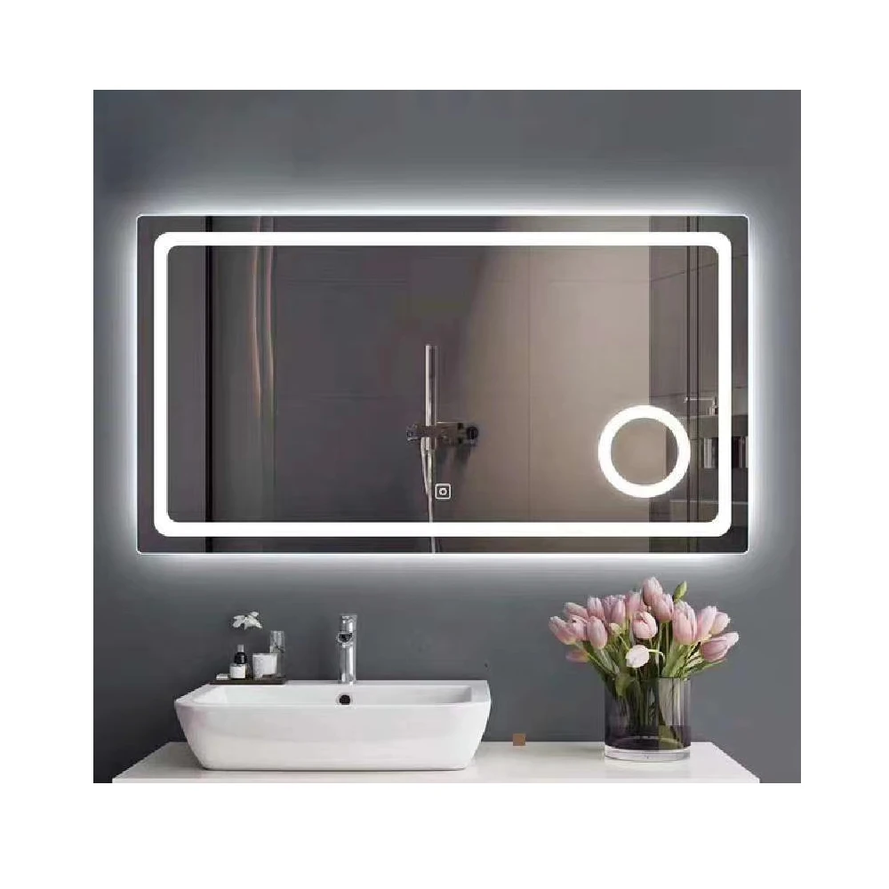 Высококачественные и по низкой цене светодиодные зеркала с рамкой для салона с сертификатом CE