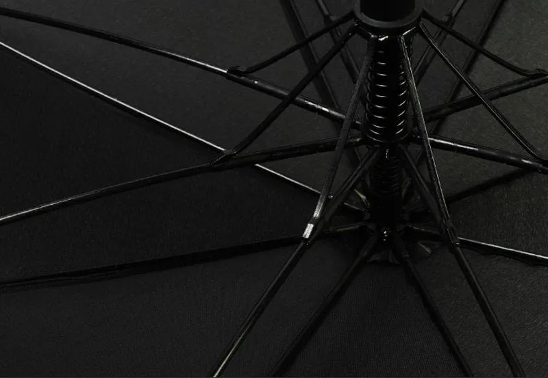 Promotion Golf Umbrella Custom Logo Luxury Straight Plastic Polyester Windproof Rain Umbrella