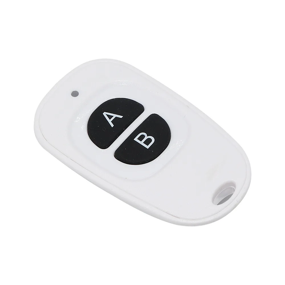 White 1 2 3 4Button Remote Control Wireless for Alarm 433MHz Single Channel Garage Door Learning Code Remote Control Transmitter
