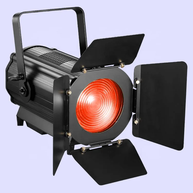Pro Ovation F-915FC F915FC BarnDoor Shutters Photography TV Studio Opera Theater Auto Zoom 300W RGBAL 5IN1 LED Fresnel Light