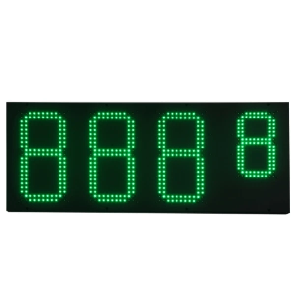 LED oil price display screen/led number digit display 7 segment panel / seven segment number signage control display