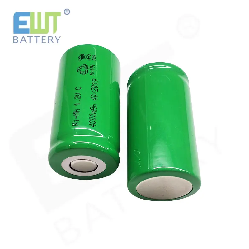 NIMH C Size 4000mAh 4500mAh 5000mAh Ni-MH Battery For EWT Factory Supply
