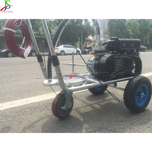 Road road cold spray marking machine high with hydraulic cold spray marking machine gasoline road marking machine