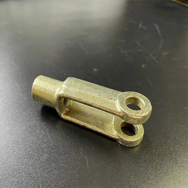 Marine Control Cable Clevis 1/4-28 Forged Steel Steering Control Handle Clevis Yokes for Automotive Universal Joints