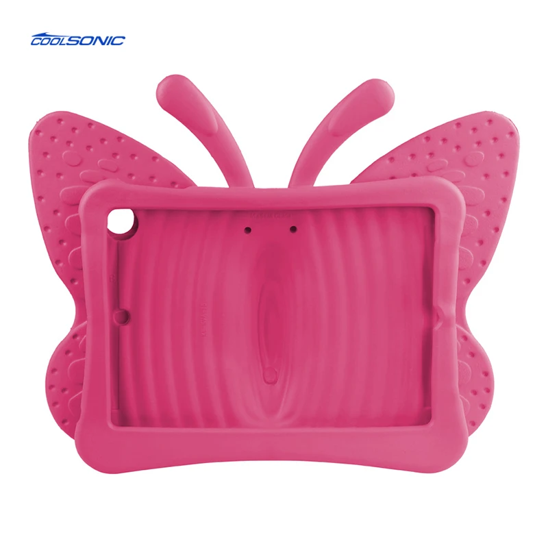 For Ipad 2/3/4 Case Cover Butterfly EVA Rubber Cartoon children cover eva foam tablet case estuches tablet for ipad case