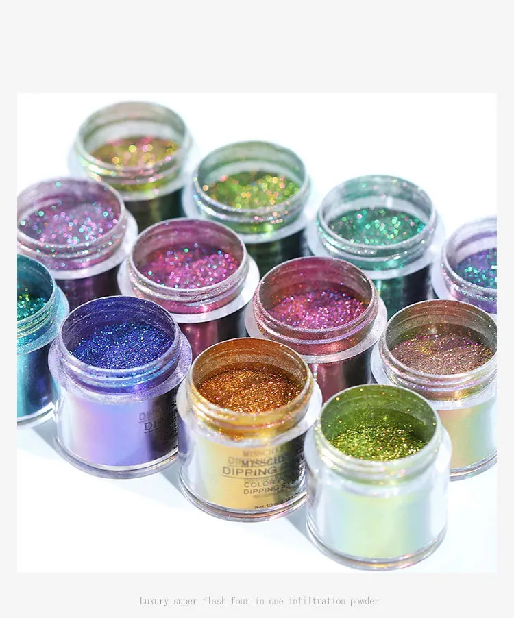 Hot selling Clear acrylic nail dipping powder 3 in 1  Fast Drying without led lamp