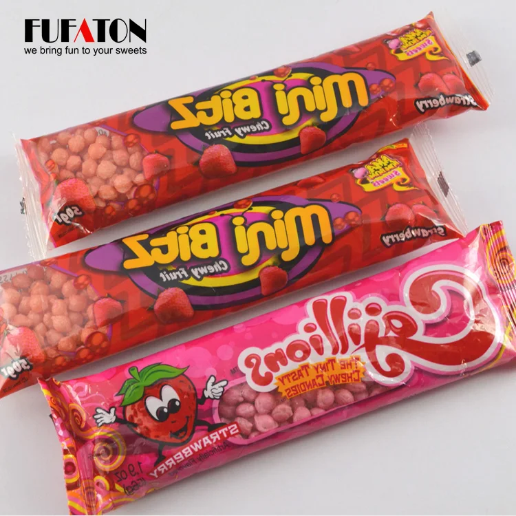 HACCP certified factory produced fruit juice flavored small hard chewy candy