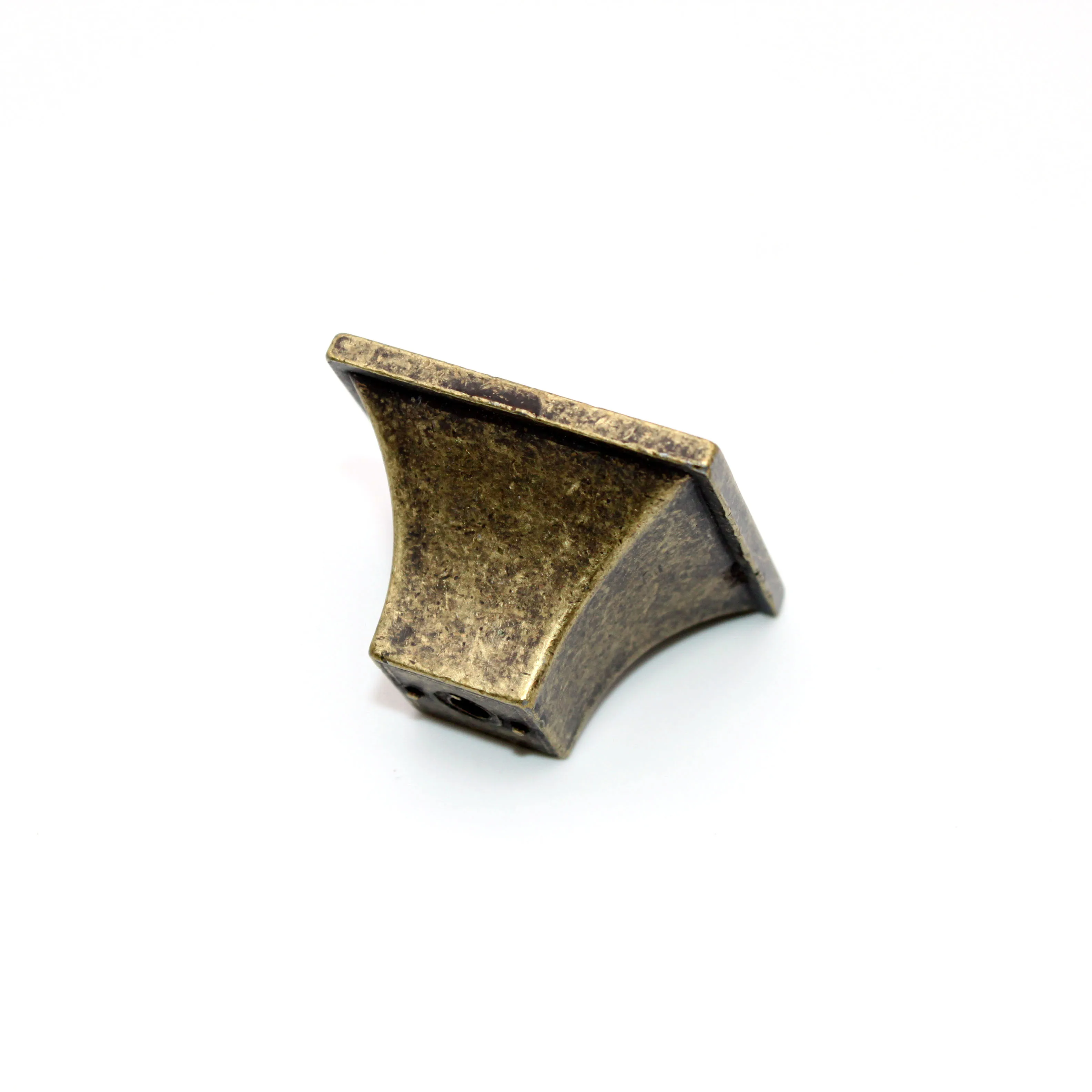 Antique Drawer Handles Vintage Decorative Square Knob Single Hole for Cabinet Cupboard Dresser Wooden Case Jewelry Box Chest