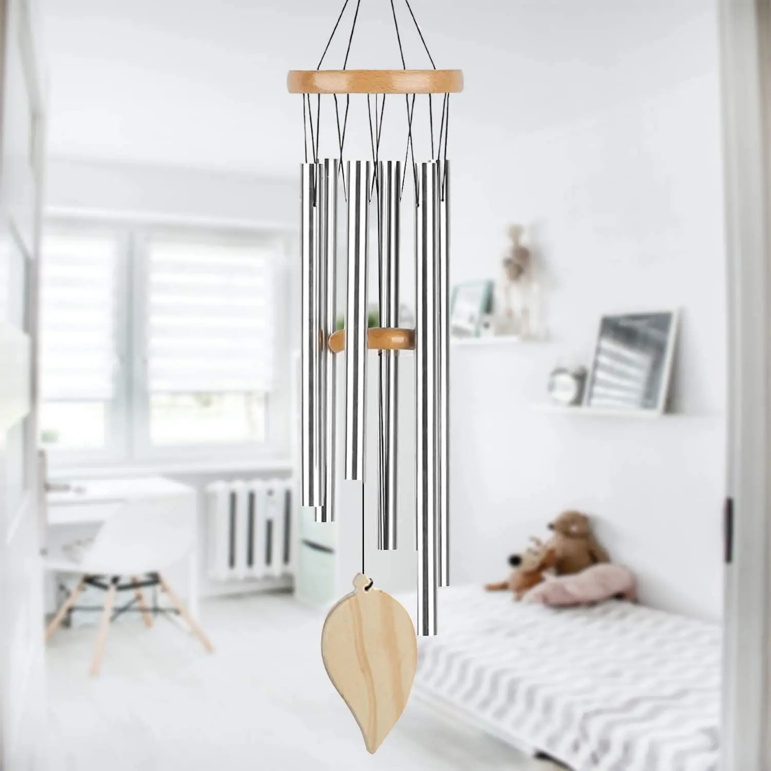 Wind Chimes for Outside Memorial Wind Chimes with Hook Pendant DIY Wind Chime for Outdoor Home House Patio Garden Decor