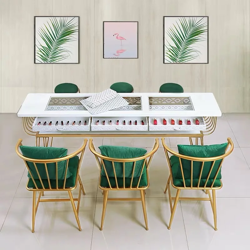 High-quality  China supplier luxury fashion salon nail tables manicure  table nails