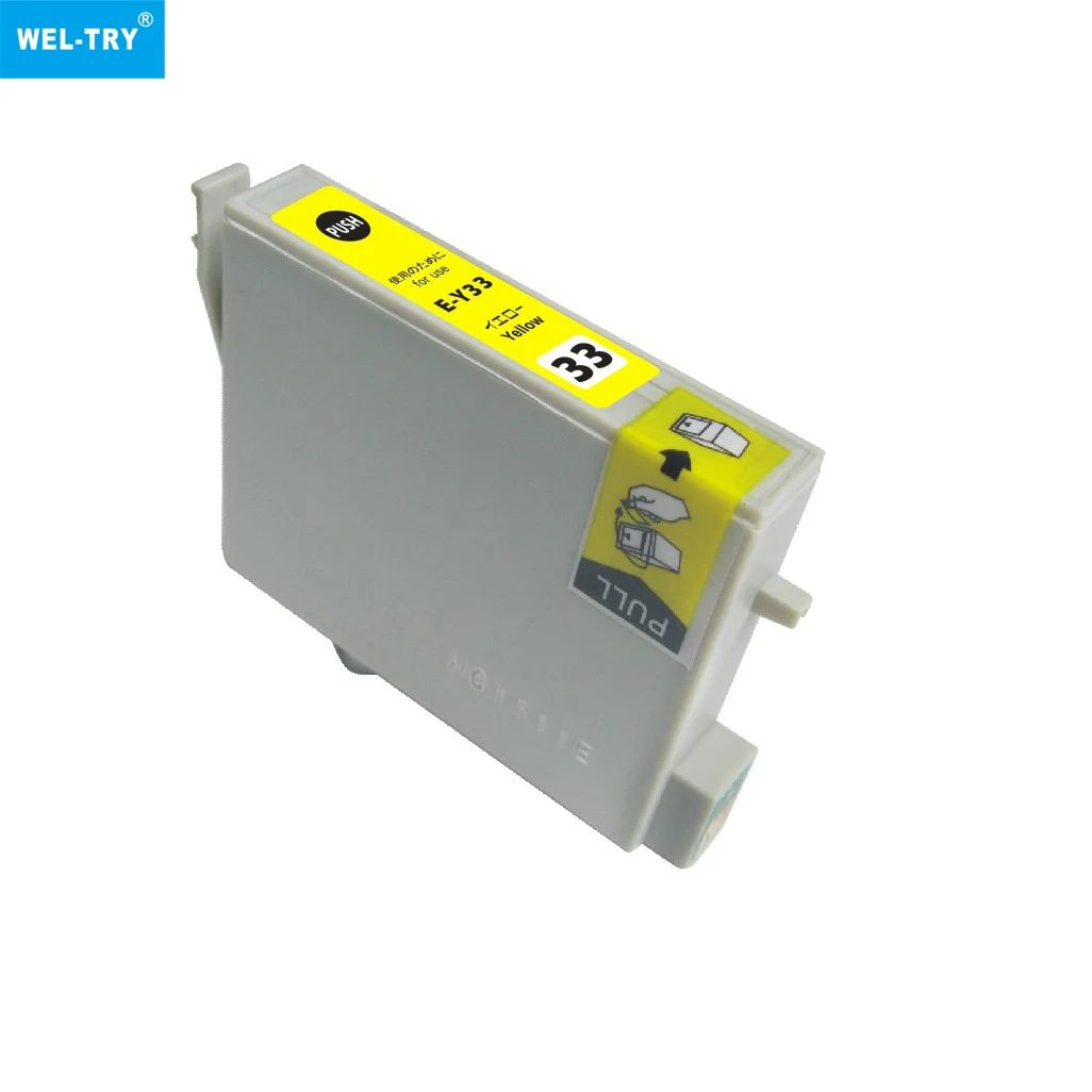 WEL-TRY ICBK53 ICC33 ICMB33 ICY33 ICM33 ICOR33 ICGL33 ICBL33 Premium Compatible Color Inkjet Ink Cartridge for Epson PX-G5000