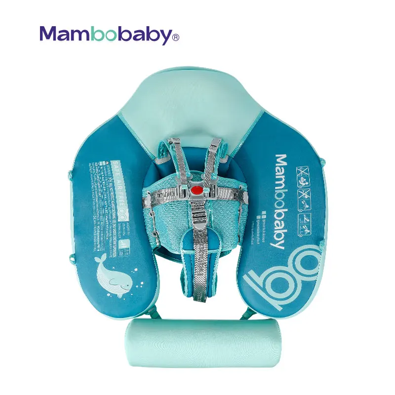 Mambobaby New Arrival  Baby Float Non Inflatable Swim Ring Special  Needs Baby Swimming Pool  Foldable Chest Float with Canopy