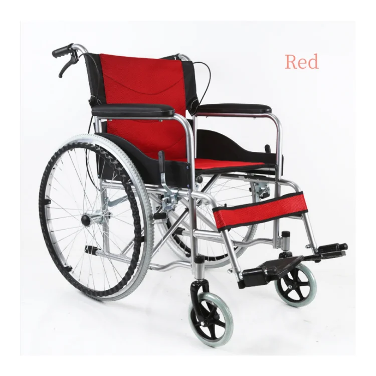 2024 Best Selling Remote lightweight Wheelchair Portable Chair Wheelchair For Disabled