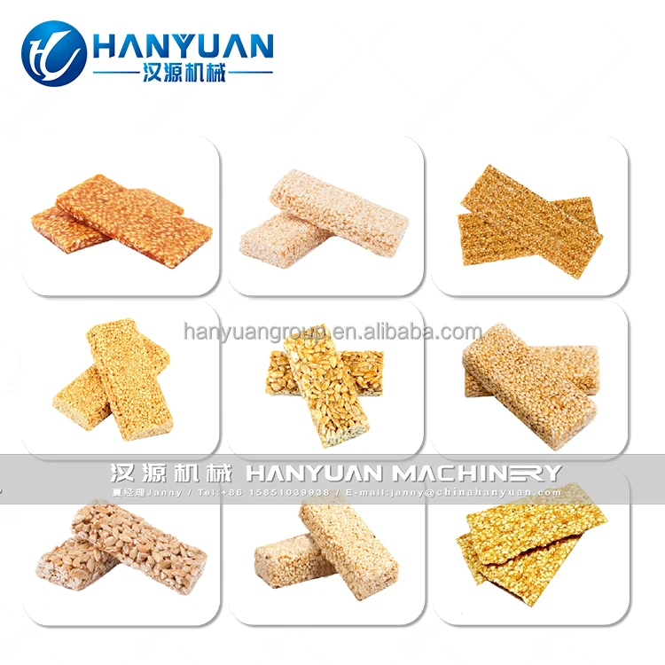 Granola Nut Bar Maker Processing Equipment Peanut Brittle Making Machine