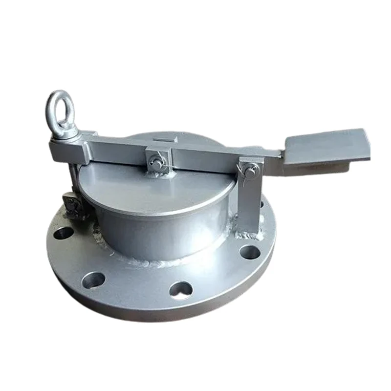 Foot Operated Gauge Hatches for Tank Truck